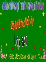 TIẾT 81- KHI CON TU HÚ