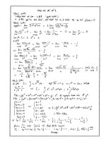 Đáp án PTVPTP hàm 1 biến TT32