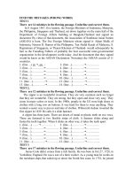 BT on thi vao 10 theo dang: FIND THE MISTAKES (30 bai)