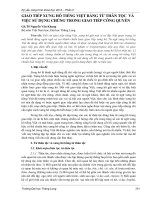 GIAO TIẾP XƯNG HÔ TIẾNG VIỆT BẰNG TỪ THÂN TỘC VÀ VIỆC SỬ DỤNG CHÚNG TRONG GIAO TIẾP CÔNG QUYỀN