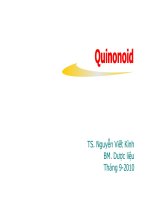 Dược liệu chứa Quinonoid