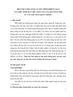 SKKN Một số kinh nghiệm bài tập hình học không gian