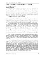 CÔNG TÁC XÃ HỘI - NGHỀ NGHIỆP VÀ ĐẠO LÝ