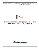 Trung tâm học tập cộng đồng