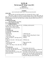 Giao an buoi 1  lop 4 Tuan 30