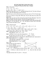 ĐỀ THI CHỌN HSG LỚP 5. GIỮA KÌ II