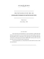 THUẬT NGỮ XÂY DỰNG CẦU VIỆT PHÁP ANH