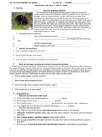 Bai tap on KT 1t so 3. English 9.