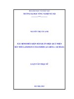 Xác định điều kiện bảo quản hiệu quả nhện bắt mồi lasioseius chaudhrII (acarina   ascidae)