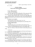 Chương trình CTĐ tháng 1.2011