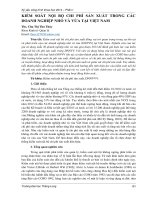 KIỂM SOÁT NỘI BỘ CHI PHÍ SẢN XUẤT TRONG CÁC DOANH NGHIỆP NHỎ VÀ VỪA TẠI VIỆT NAM