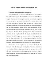 sáng kiến kinh nghiệm một số phương pháp và công nghệ dạy học