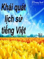 KHAI QUAT LICH SU TIENG VIET ( 4 & 5 )