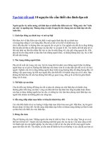 10 nguyên tắc cần thiết cho lãnh đạo nữ