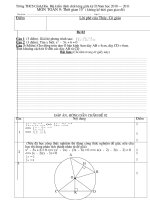 KĐCL GIỮA KỲ 2 TOÁN 9 ĐỀ 02 NĂM HỌC 2010-2011