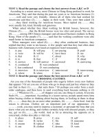 BT on thi vao 10 theo dang: READING COMPREHENSION (52 bai)