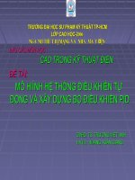 bộ điều khiển Pid