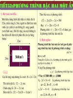 phương trình bậc hai 1 ẩn