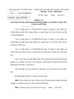 Ban hành Chương trình khung bồi dưỡng nghiệp vụ sư phạm cho giáo viên trung học phổ thông