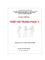 Giáo trình thiết kế trang phục 5, khoa công nghệ may đại học spkt TPHCM