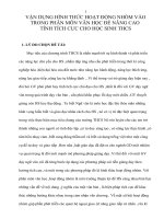 sáng kiến kinh nghiệm VẬN DỤNG HÌNH THỨC HOẠT ĐỘNG NHÓM VÀO TRONG PHÂN MÔN VĂN HỌC ĐỂ NÂNG CAO  TÍNH TÍCH CỰC CHO HỌC SINH THCS