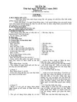 Giao an buoi 1 lop 4 tuan 26