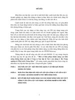 một số biện pháp nhằm nâng cao khả năng thắng thầu xây lắp ở công ty xây lắp và vật tư i thuộc bộ nông nghiệp và phát triển nông thôn