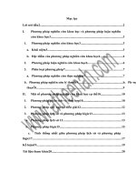 tiểu luận Phương pháp và phương pháp luận nghiên cứu khoa học lịch sử