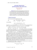 Dáng điệu tiệm cận và tính ổn định của nghiệm của phương trình sai phân ẩn tuyến tính chỉ số 1 r