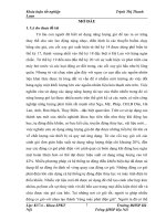 luận văn đại học sư phạm  Cơ sở cơ học thủy khí và khả năng ứng dụng Động cơ gió