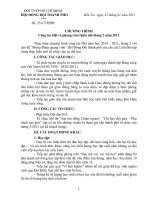 Chương trình CTĐ tháng 2. 2011