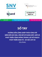 Sổ tay hướng dẫn lồng ghép