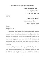 luận văn đại học sư phạm  tiểu luận Tìm hiểu về hệ thống phanh ABS trên xe ôtô