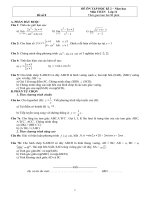 Đề ôn tập Toán 11 HK2 - đề số 8