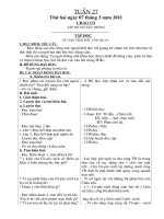 Giao an buoi 1 lop 4 tuan 27