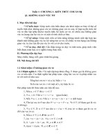 Giáo án, bài giảng toán kinh tế. bản word