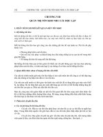 QUẢN TRị tồn KHO NHU cầu độc lập