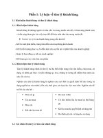 Các nhân tố tâm lý cơ bản của khách hàng