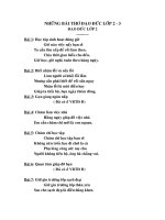 nhung bai tho dao duc lop 2 - 3