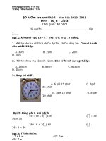 de thi Lop 3 HKI-2010-2011