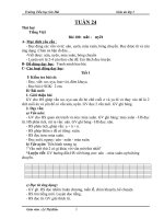 Giao an Lop 1 tuan 24