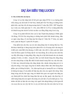 Hoạch định dự án đầu tư siêu thị Lucky