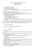 Đề thi học sinh giỏi văn học 9