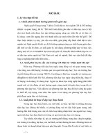 luận văn đại học sư phạm  Xây dựng và sử dụng mô hình theo quan điểm hệ thống kỹ thuật trong dạy học môn Thực hành Máy lạnh tại Trường CĐ Điện tử - Điện lạnh Hà Nội