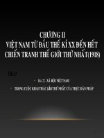 Bai 22_XHVN trong khai thac lan mot cua TD Phap