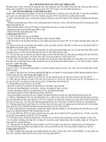 Quy định đối với GVCN