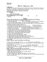 De bai va dap an tiet 25 Kiem tra ly8  45ph