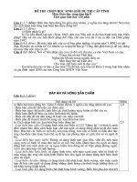 Đề thi chọn HSG môn GDCD