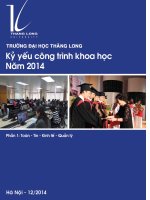 LÝ THUYẾT PHÂN PHỐI GIÁ TRỊ TRONG TRƯỜNG HỢPKHÔNG ÁCSIMÉT pgt