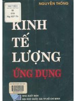 Kinh tế lượng ứng dụng